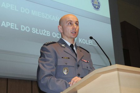 Jacek Adamski, przyszły komendant miejski policji w Łomży (fot. PUW)