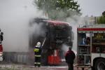 Foto: Pożar ciężarówki na ul. Wąskiej