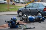 Foto: Zderzenie z motocyklem