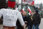 Foto: Rolnicy zablokowali drogi do Łomży