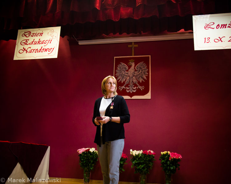 Danuta Bieńczyk z PG w Piątnicy otrzymała Złoty Krzyż Zasługi