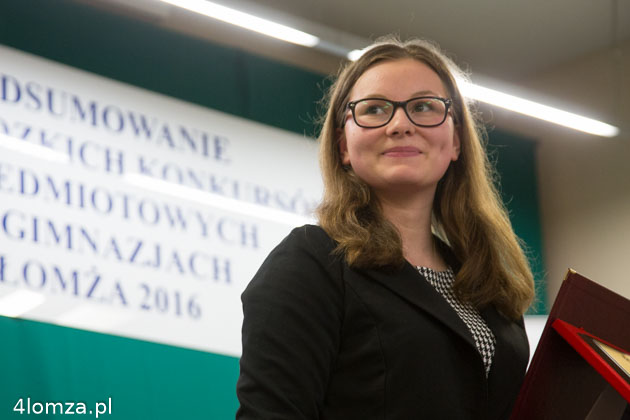 Joanna Kiełczewska z gimnazjum w Stawiskach