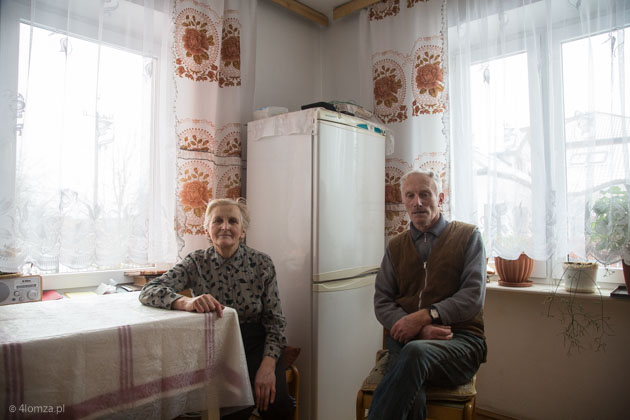 Teresa i Zygmunt Ferenc w rodzinnym domu w Łomży