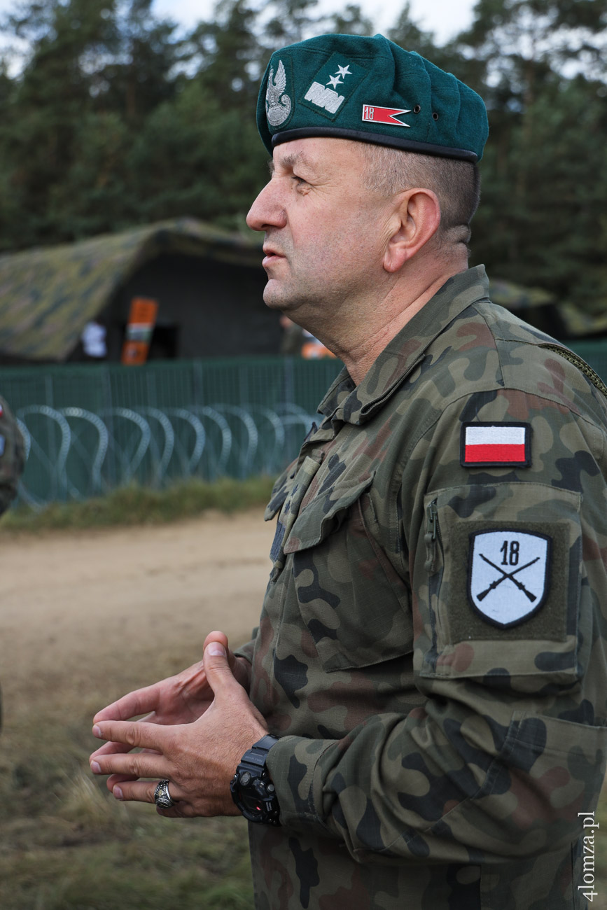 Gen. Jarosław Gromadziński w Nowogrodzie