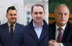 Foto: Trzech kandydatów na Prezydenta Łomży