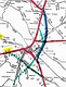 Niebieska linia to planowany przez GDDKiA przebieg Obwodnicy Łomży
