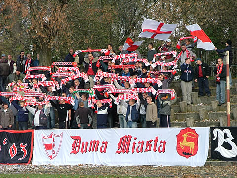 kibice jak zwykle byli na stanowisku