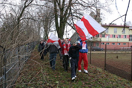 w drodze na stadion