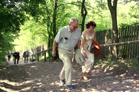 prof. Aleksander Fiut i Barbara Kulka