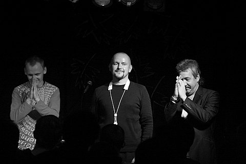 od lewej: Krzysztof Dziedzic, Adam Pierończyk i Ed Schuller