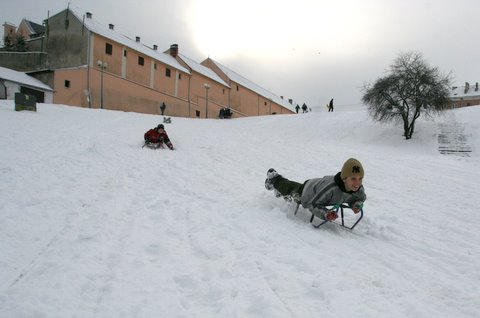 2007-01-27, Łomża, na muszli