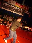 Tańczy Marcin Fabiszewski z CTG Łomża na Mistrzostwach Polski Breakdance w Szczecinie