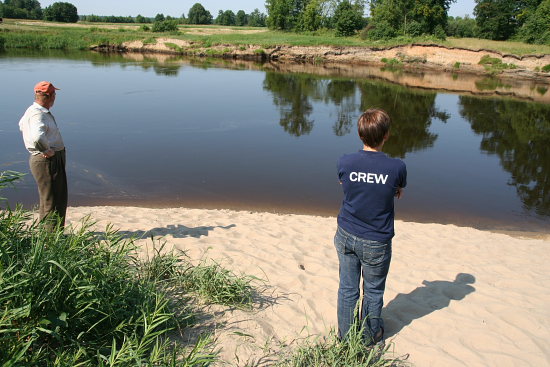 plaża na której kąpali się chłopcy