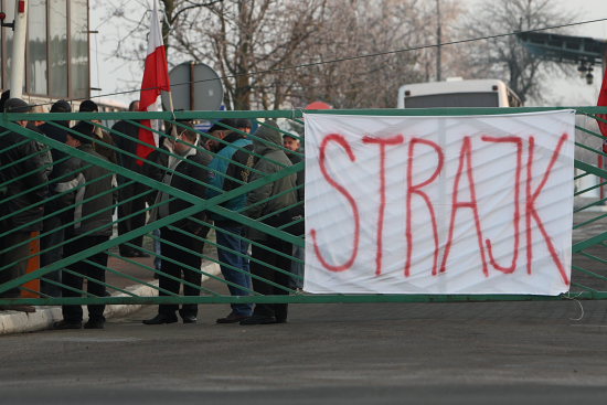 Strajk okupacyjny w łomżyńskim PKS-ie<br />

<a href=