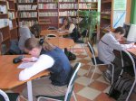 Foto: Rozwiązywanie testu w Publicznym Gimnazjum Nr 8 w Łomży