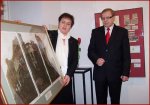 Foto: Dyrektor Liceum Plastycznego
Lidia Radziwanowicz i dyrektor muzeum Jerzy Jastrzębski,