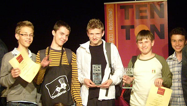 od lewej: Radek Pietrzak, Marcin Wincenciak, Tomek Wiśniewski, Łukasz Lipski, Dawid Litwiński.