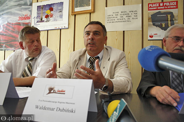 Waldemar Dubiński - zastępca przewodniczącego związku Solidarność Region Mazowsze
