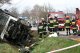 (2008.04.11) Katastrofa drogowa w Szczuczynie, droga 61, zginęły 4 osoby. Fot. Jacek Babiel