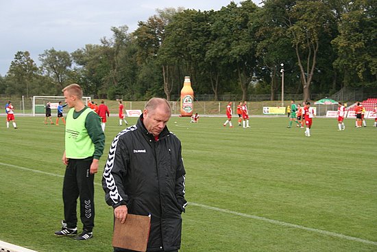 Ryszard Milewski trener ŁKS-u Łomża
