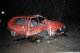 Zniszczony w wypadku VW Golf (fot. www.podlaska.policja.gov.pl)