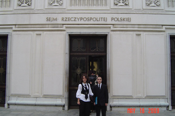 Karolina Góralczyk (III B) i Adam Oleksy (II D)