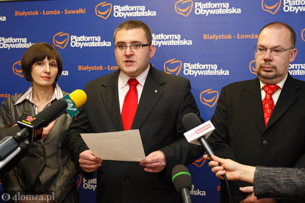 Od lewej: Śledziewska Edyta, Maciej Borysewicz, Maciej Głaz