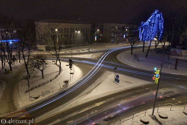 Jeszcze zimowy Plac Kościuszki