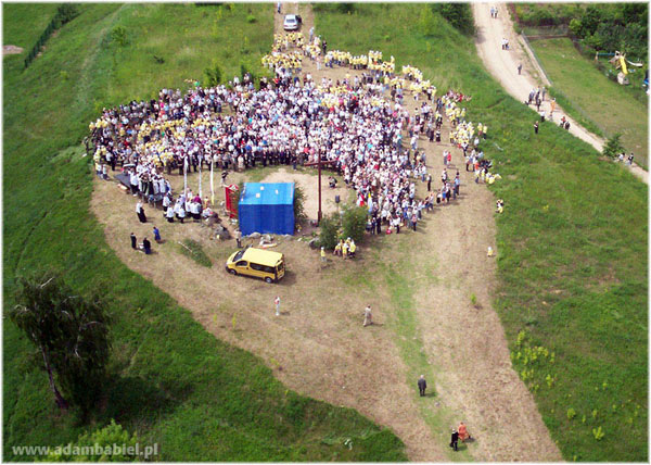 Wzgórze Św. Wawrzyńca i uroczystości jubileuszowe. Fot. Adam Babiel z 21.06.2009