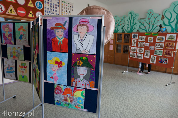 Szkoła Podstawowa w Sławcu, wystawa prac
