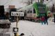 WOŚPowy „pociąg specjalny” SA 133-012. To jak do tej pory jedyny szynobus nielezący do samorządu województwa podlaskiego, który dojechał do Łomży. (10 stycznia 2010) 