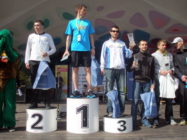 Paweł Grygo na trzecim miejscu podium