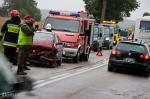 Foto: Kolizja trzech aut w Kisielnicy.
