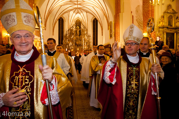 Kardynał Marc Ouellet Prefekt Kongregacji do spraw Biskupów i ks. bp Janusz Stepnowski