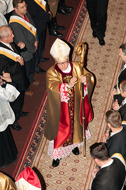 Ks. bp Janusz Stepnowski Ordynariusz łomżyński (fot. Adam Babiel)