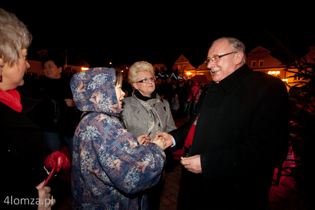 Prezydent Mieczysław Czerniawski z mieszkańcami