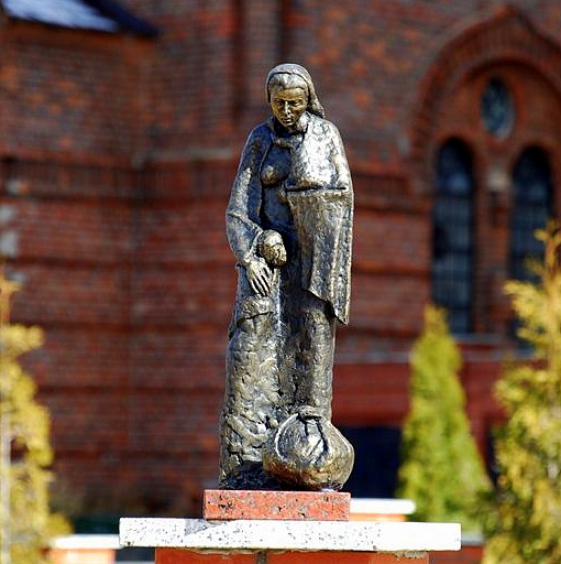Projekt pomnika autorstwa Piotra Gądka (fot. parafia Sanktuarium Miłosierdzia Bożego w Łomży)