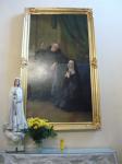 Święta Scholastyka- obraz  znajdujący się w naszym przyklasztornym kościele - na prezbiterium
