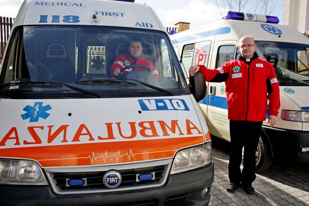  Foto: Ambulans Nadziei od Włochów dla Polaków