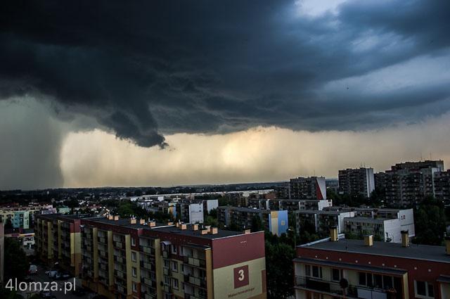 Chmura nad Łomżą (Fot. Piotr Konopka)