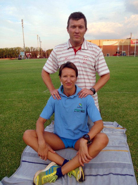 Olimpijka Anna Jesień z mężem i trenerem Pawłem