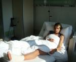 Foto: Korytkowska po kolejnej operacji