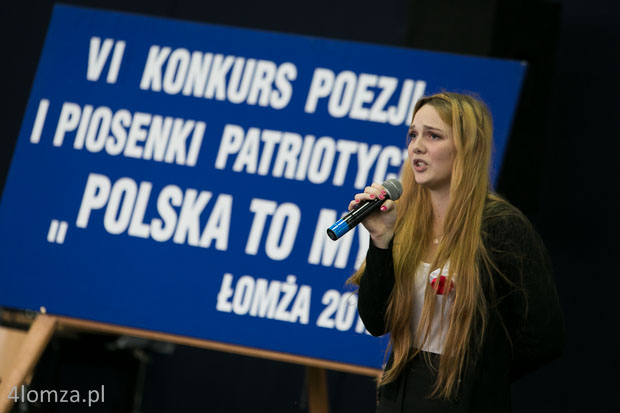 VI Konkurs Poezji i Piosenki Patriotycznej „Polska to my”, Paulina Milewska  III LO
