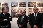 Foto: Ambasador Izraela w Polsce Zvi Rav-Ner, naczelny rabin Polski Michael Schudrich i prezydent Łomży Mieczysław Czerniawski w Muzeum