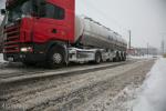 Foto: ul. Sikorskiego, problemy ciężarówek z podjazdami pod górkę