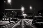 Foto: 26.01.2012, Łomża, miasto wieczorem