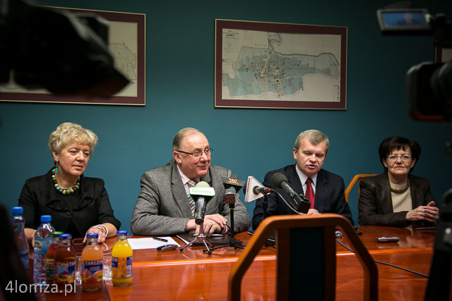 Mirosława Kluczek, Mieczysław Czerniawski, Jacek Piorunek i Grażyna Kołodziejska