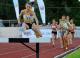 Justyna Korytkowska biegnie na drugiej pozycji