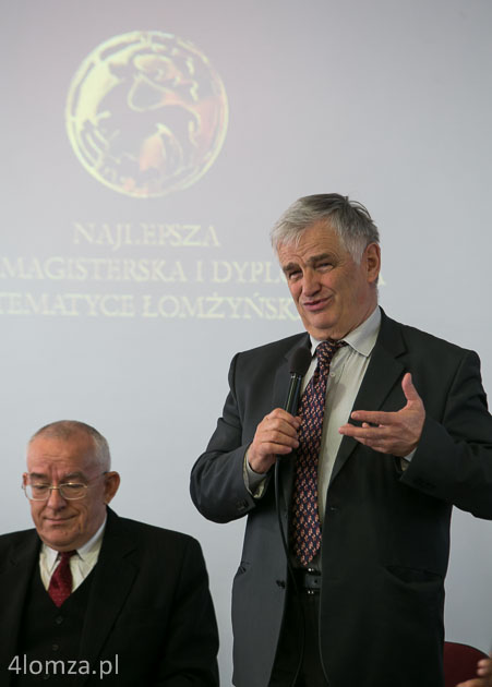 Mgr Jan Borawski i prof. Adam Czesław Dobroński