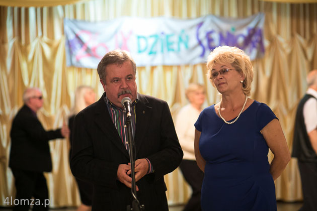 Wawrzyniec Kłosiński z Urzędu Miejskiego w Łomży i Elżbieta Grzanko
